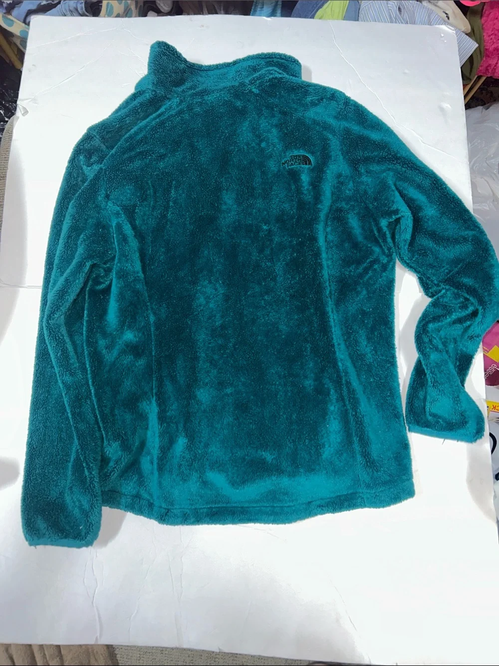 The North Face Teal Teddy Fleece Jacket - Women's Size Large